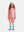 Pink Crewneck Cable-knit Sweater