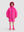 Pink Batwing Sleeve Down Jacket