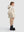 Beige Batwing Sleeve Down Jacket