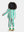 Green and Pink Striped Pants