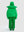 Green High Collar Down Jacket