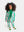 Green and Pink Striped Pants