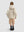 Beige Batwing Sleeve Down Jacket