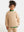 Camel Crewneck Cable-knit Sweater