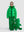 Green Single Breasted Down Jacket