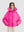 Pink High Collar Down Jacket