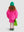 Pink Batwing Sleeve Down Jacket