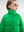 Green Single Breasted Down Jacket