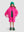 Pink Batwing Sleeve Down Jacket