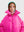 Pink High Collar Down Jacket