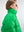 Green Single Breasted Down Jacket